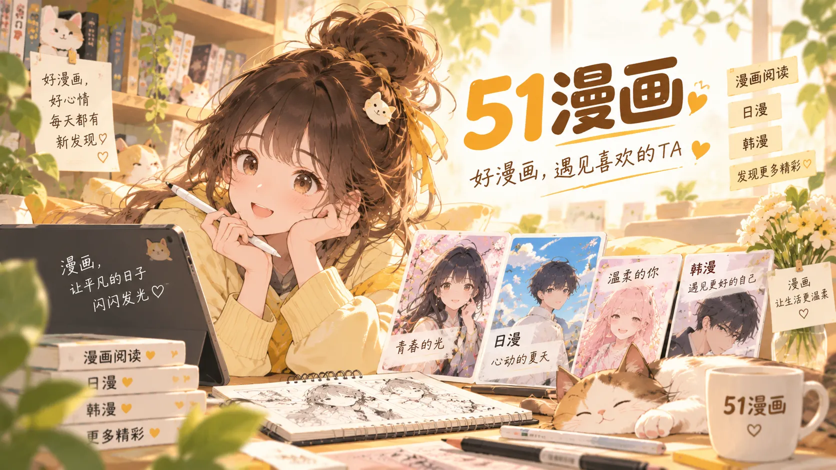 夏日折线作品封面与章节信息
