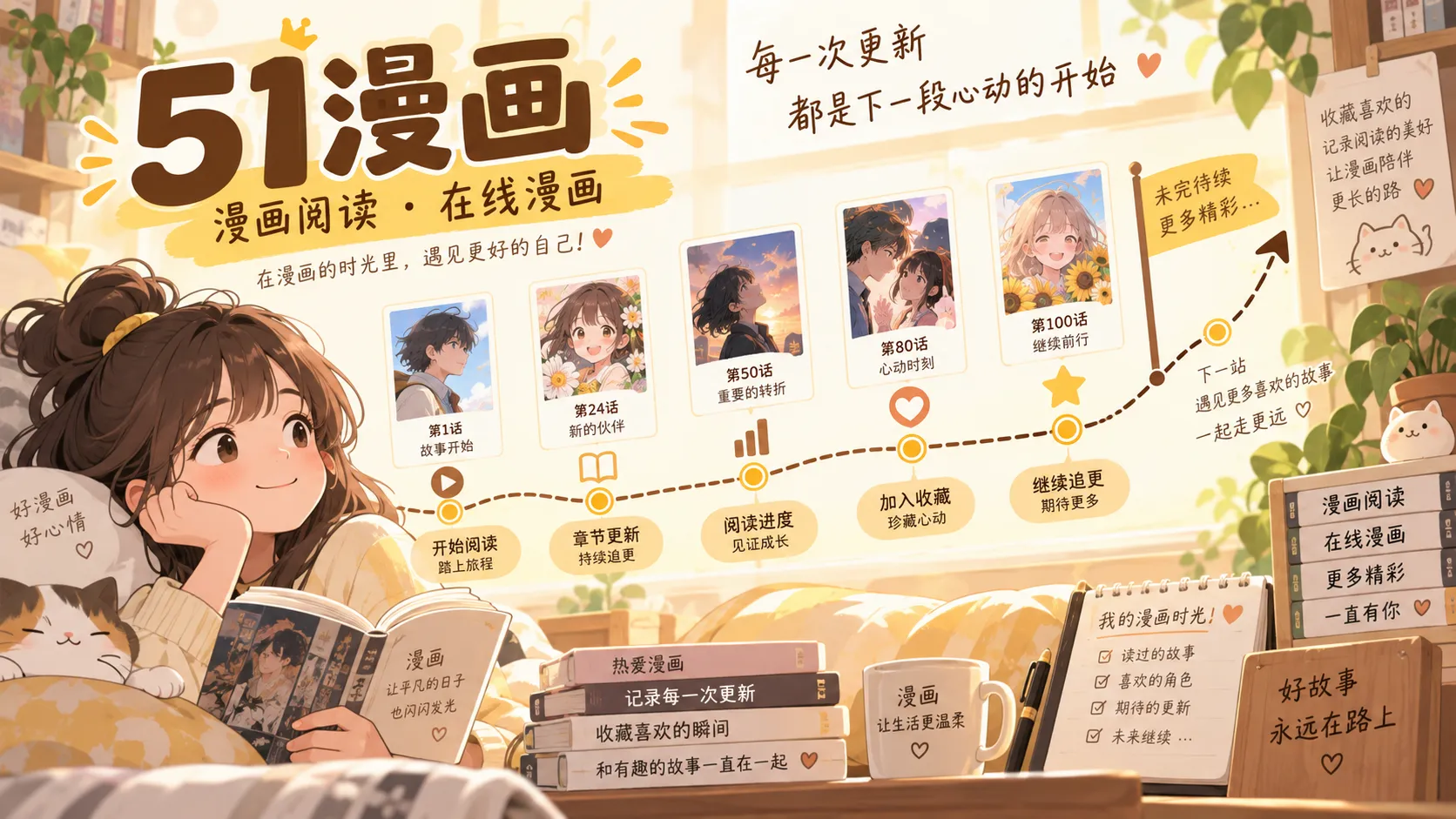 漫画连载章节更新时间线